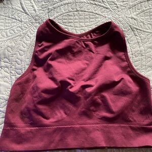 Knix maroon racerback sports bra